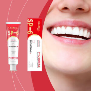 Oralhoe probiotic brightening toothpaste for teeth cleaning and hygiene reducing stains and caring for oral care toothpaste