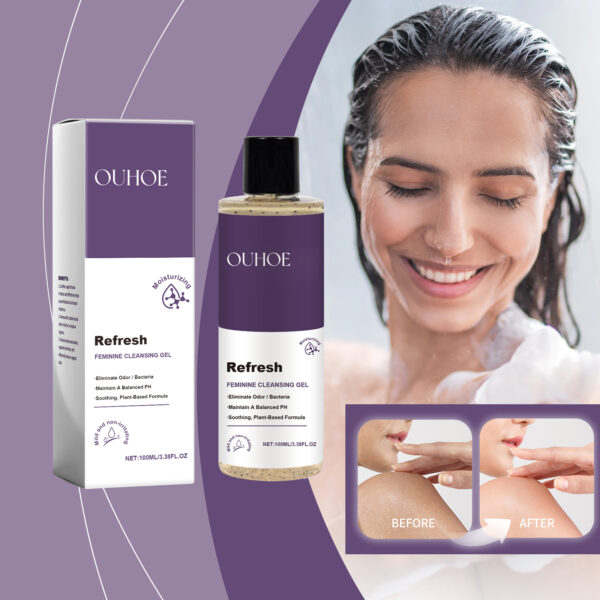 Women's intimate care shower gel