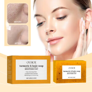 Turmeric soap lemon soap kojic acid soap ginger handmade cold soap bath and face soap