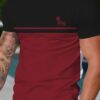 Men's fashionable round neck T-shirt, simple casual striped men's T-shirt, comfortable and breathable fabric, suitable for summer wear（Free Shipping）
