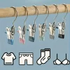Stainless Steel Hooks - Rust resistant and Durable Laundry Clip&Towel Rack, Space saving Pants and Skirts Clothes Clip, Easter Gift Ideas, Clothes Hooks, Wardrobe Organizing, Fashion Design, Stainless Steel Construction, Drying Clip (Free Shipping)
