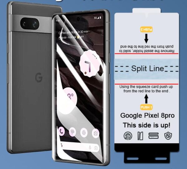 Suitable for Google Pixel 9 Pro Water Gel Protective Film 7 Mobile TPU Curved Surface