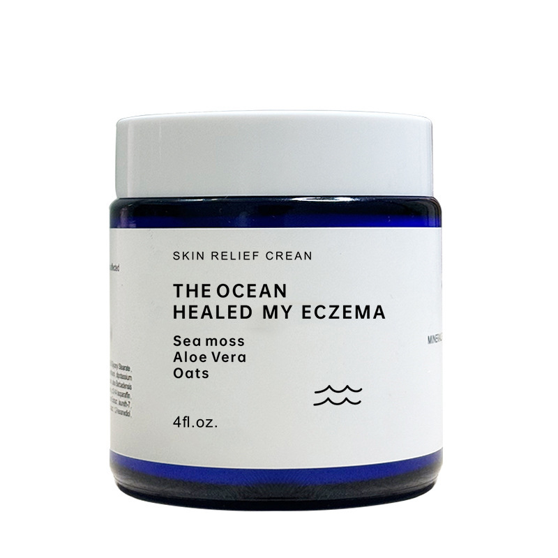 Natural Seaweed Aloe Vera Oat Soothing Cream! Suitable for dry and light cream skin, moisturizing and soft, without essence care products (mail included)