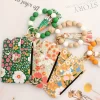 ID bag, cross-border silicone wristband, flower folding side card bag, printed wallet, keychain (free shipping)