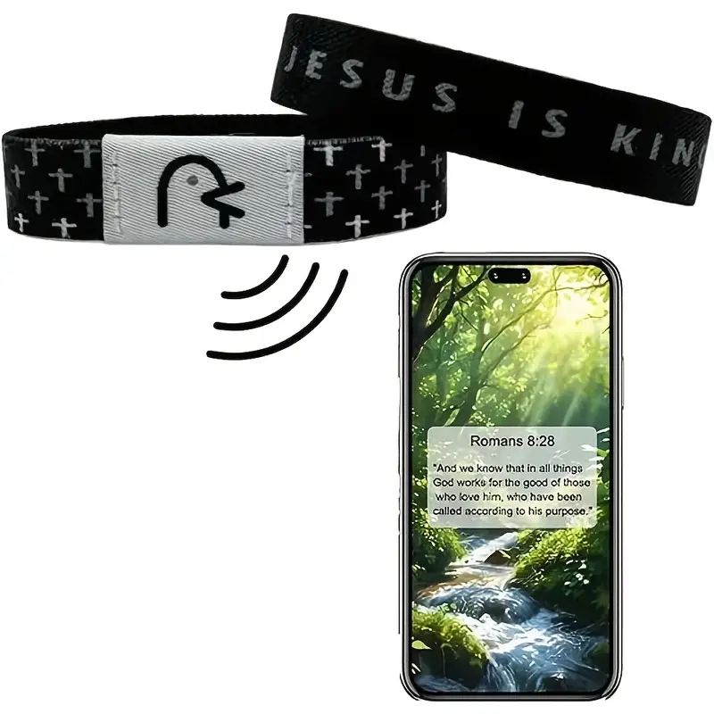 Fashion New Bible Scripture Bracelet Women's Bracelet Daily Bible Embroidery unisex gift (free shipping)