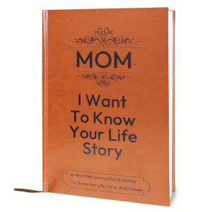 Mom/Dad, I Want to Listen to Your Story - Father's Family Diary Sharing Life and Love, Written in English, Paper Cover, Personal Organizer, Gift for Dad/Mom (Free Shipping)
