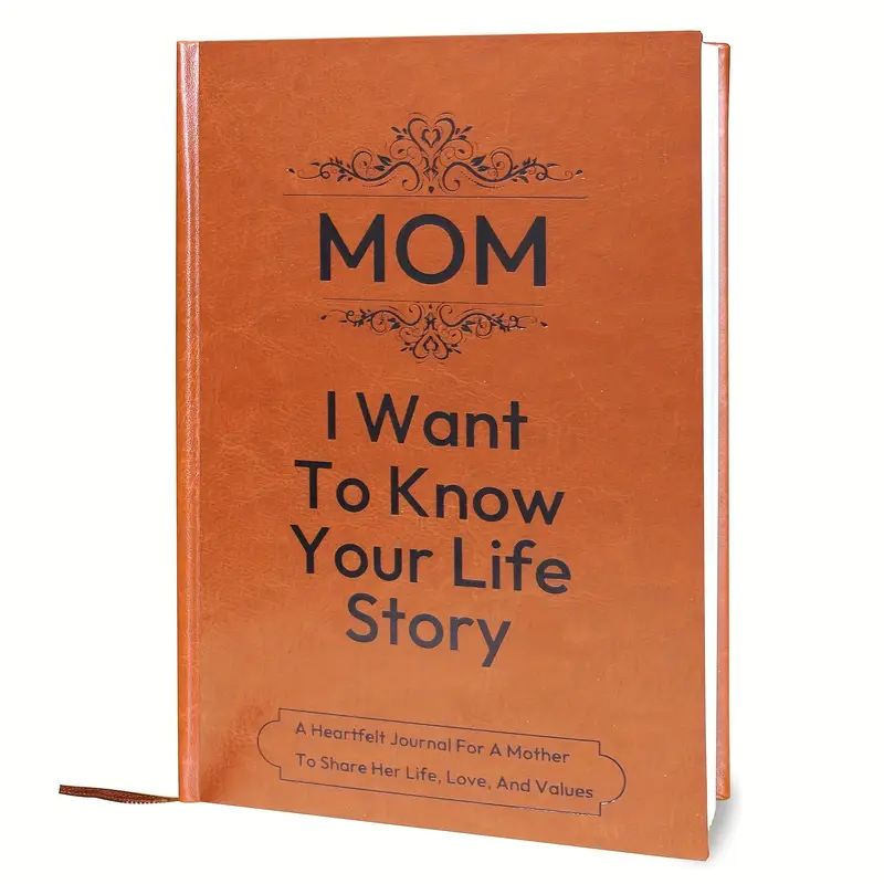 Mom/Dad, I Want to Listen to Your Story - Father's Family Diary Sharing Life and Love, Written in English, Paper Cover, Personal Organizer, Gift for Dad/Mom (Free Shipping)
