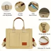 Canvas women's chic shoulder bag and diagonal backpack - spacious multi pocket design, ideal daily accessories and perfect gift choice (free shipping)