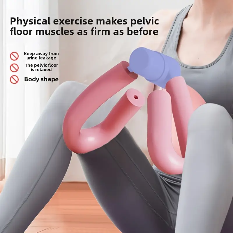 Pelvic floor muscle trainer, quadriceps trainer, used for postpartum rehabilitation, body shaping, leg and hip training, durable PP material, multiple colors, easy to use - improves fitness and rehabilitation effects (free shipping)