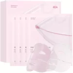 Full sexy 4-piece Salmon DNA PDRN Pink Collagen Jelly facial mask | Moisturizing and Firming Night facial mask, creating glassy luster, light beige, suitable for all skin types (mail included)